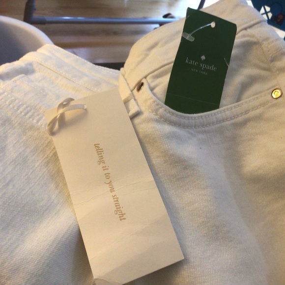 Kate Spade New York White Ankle Jeans - Picture 6 of 7